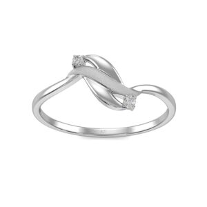 Joyalukkas 950 Platinum Platinum and Diamond Ring for Girls