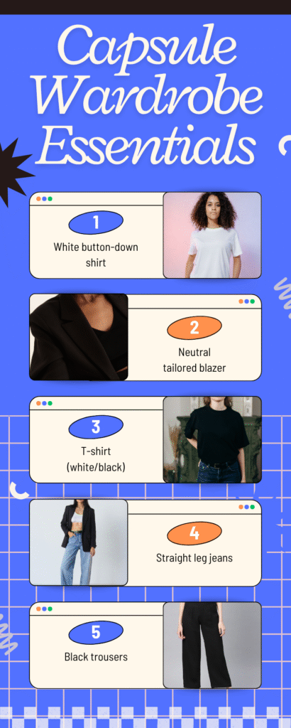 capsule wardrobe items