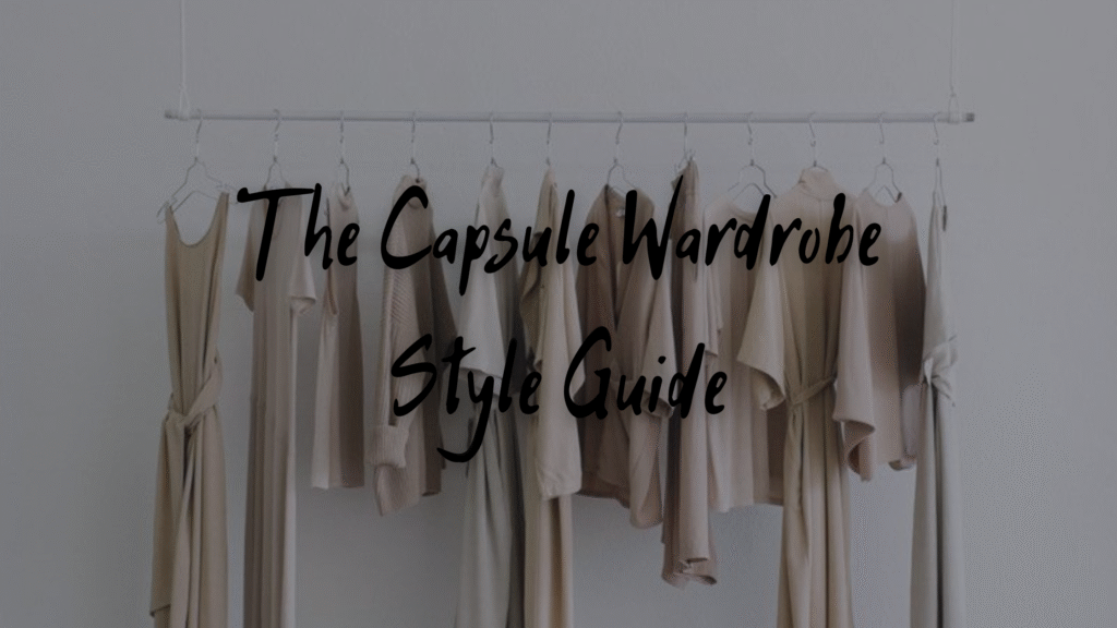 The Capsule Wardrobe Style Guide – Less Is More